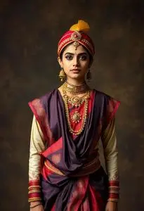 Gujarati Dance Costume face swap