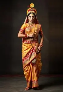 Gujrati Dance Dress face swap