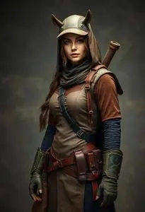Huntress Cosplay face swap