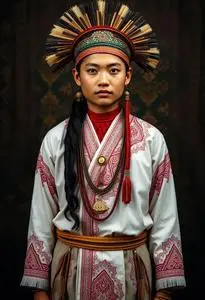 Kalinga Traditional Costume face swap
