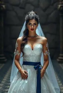 Kelia Moniz Wedding Dress face swap