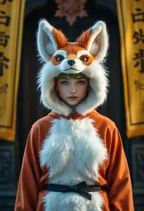 Kitsune Cosplay face swap