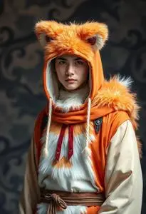 Kitsune Cosplay Male face swap