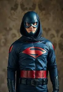 Kostum Superhero Simple face swap