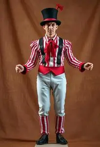 Circus Tightrope Walker Outfit face swap