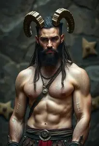 Male Satyr Cosplay face swap