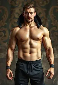 Man Bodybuilding Clothes face swap