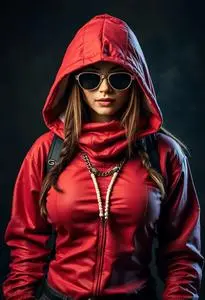 Gangsta Costume Female face swap