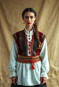 Georgian Dance Costume face swap