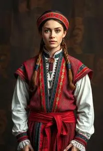 Georgian Folk Costume face swap