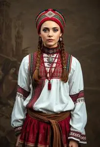 Georgian National Dress face swap