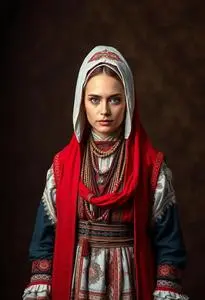 Georgian Traditional Costume face swap