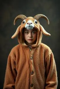 Goat Costume face swap