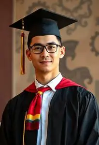 Graduation Attire Male face swap