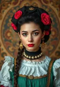 Maria Sound Music Costume face swap