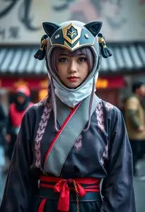 Masha Cosplays face swap