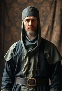 Medieval Scholar Costume face swap
