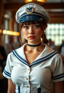 Free Female Sailor Outfit Face Swap