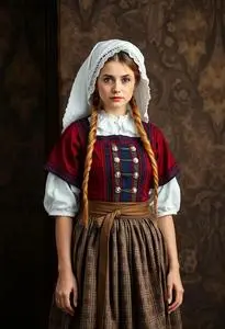 Slovenian Traditional Dress face swap