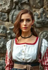 Swiss Dress Traditional face swap