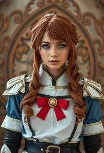 Sylvie Cosplay face swap