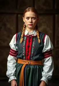 Traditional Swiss Outfit face swap
