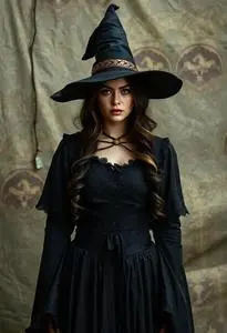 Woman Good Witch Costume face swap