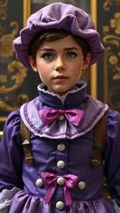 Violet Charlie Costume face swap