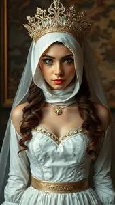 Virgin Bride Fancy Dress face swap