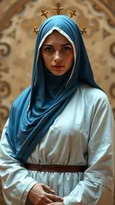 Virgin Mary Adult Costume face swap