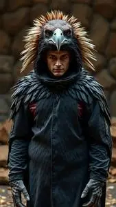 Vulture Adult Costume face swap