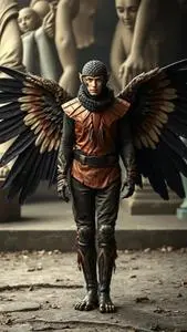 Vulture Wings Costume face swap