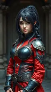 Woman Cosplay Outfit face swap