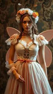 Adult Woman Fairy Costume Face Swap
