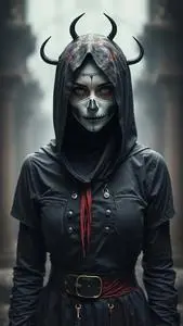 Woman Sadistic Costume face swap