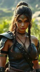 Xena Costume face swap