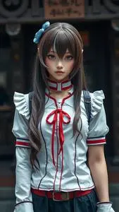 Yuno Gasai Cosplay Outfit face swap