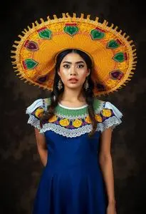 Adult Cinco Mayo Costume face swap