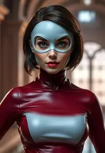 Adult Elastigirl Costume face swap