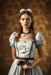 Alice Don Worry Darling Costume face swap