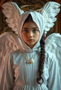 Angel Gabriel Costume Adult face swap