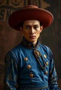 Blue Django Costume face swap