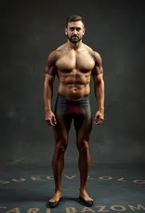Bodybuilder Suit Costume face swap
