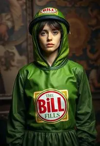 Bottle Top Bill Costume face swap
