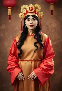 Woman Plus Size Lucky Charm Costume face swap