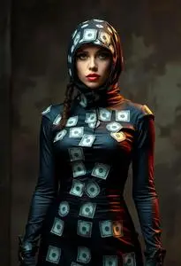 Woman Made Money Pimp Costume face swap