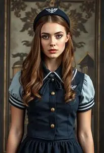 Trinians Uniform Costume face swap