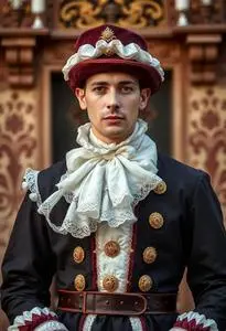 Venetian Costume Male Fancy Dress face swap