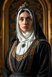 Virgin Mary Fancy Dress Costume face swap