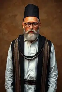 Rabbi Costume Man face swap